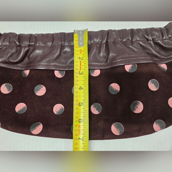 Bells & Whistles By Barbara Rourke  Leather Clutch - Picture 8 of 11